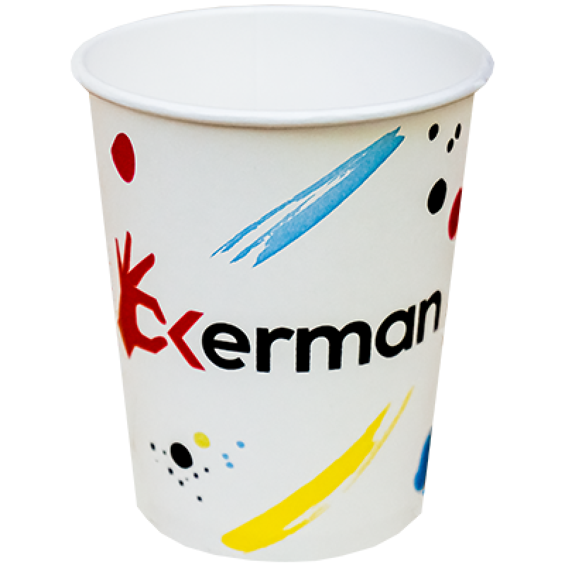Pahare carton 8 Oz Okerman 50 buc